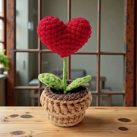 Heart Plant™ Szydełkowa Roślinka w kształcie serca