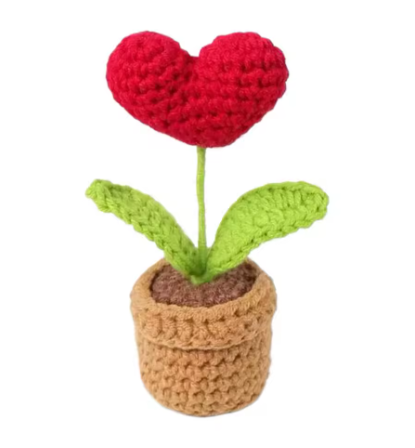 Heart Plant™ Szydełkowa Roślinka w kształcie serca